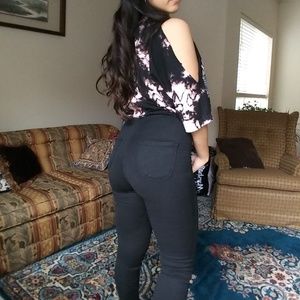 Fashion Nova Super High Waist Denim Skinny Jeans